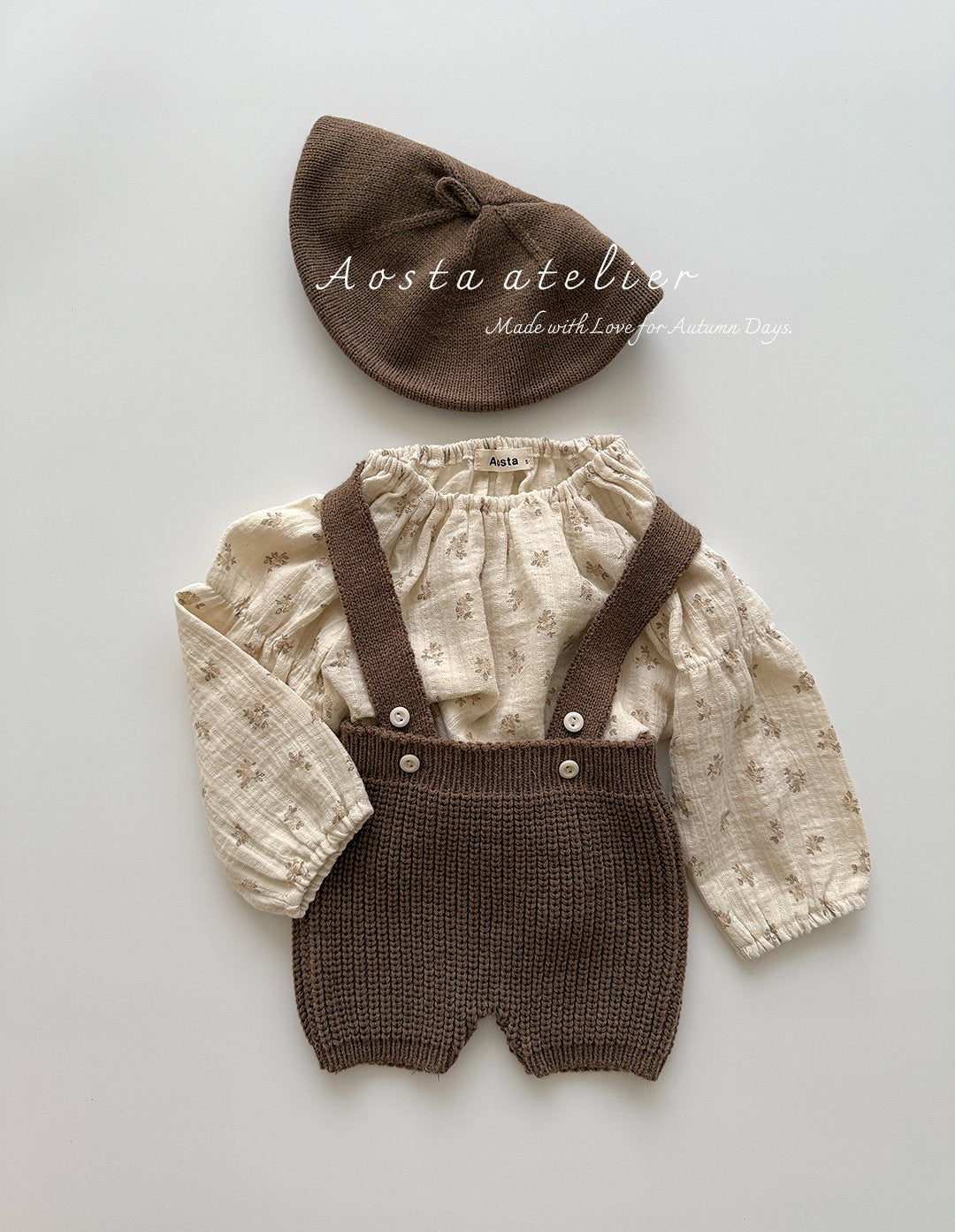 Aosta knit overalls (0-24m)