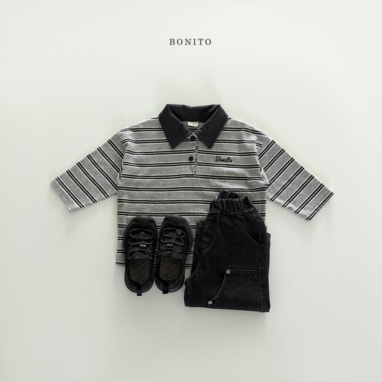 bonito st collar tee (~80-140cm)
