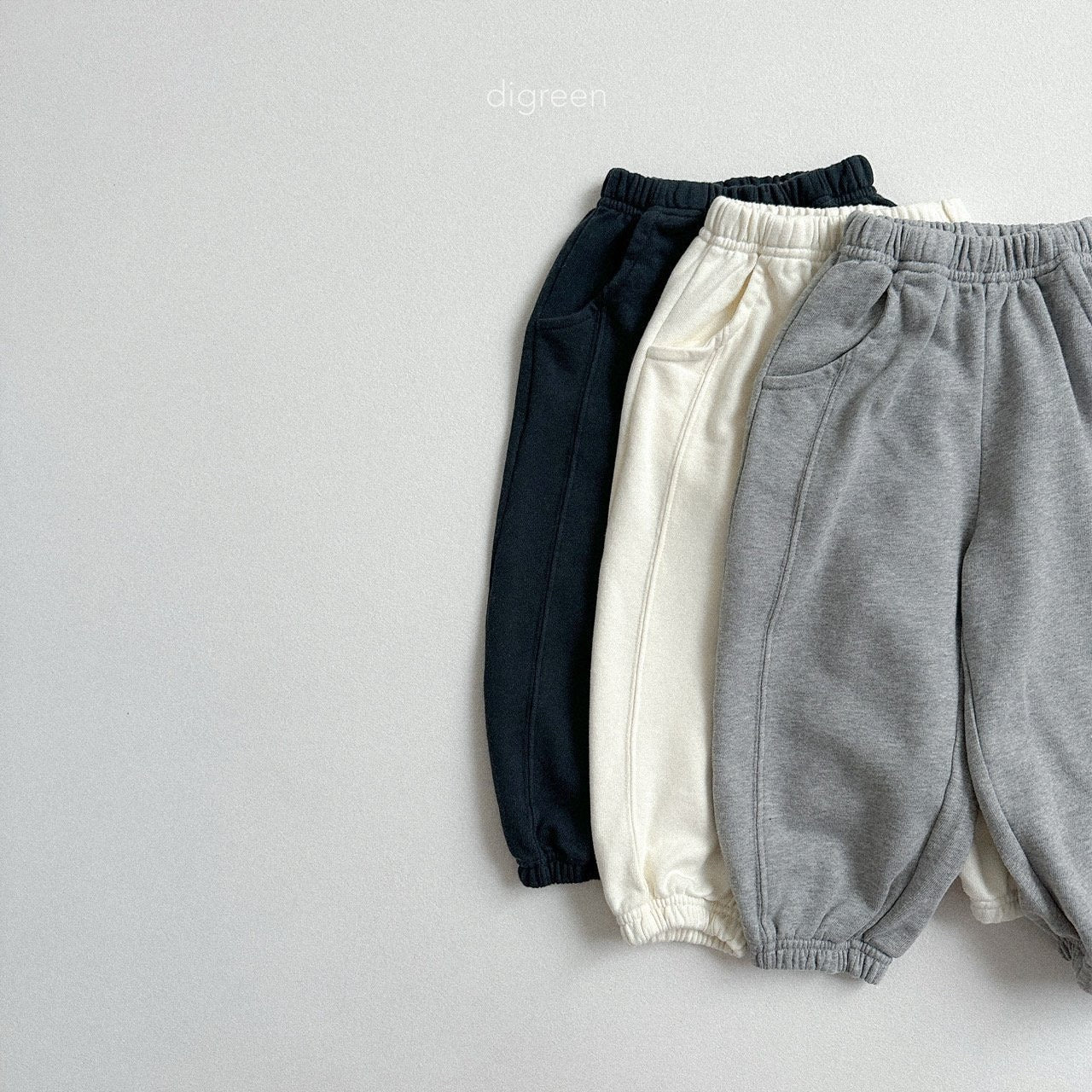 digreen cotton jogger pants (90-130cm)