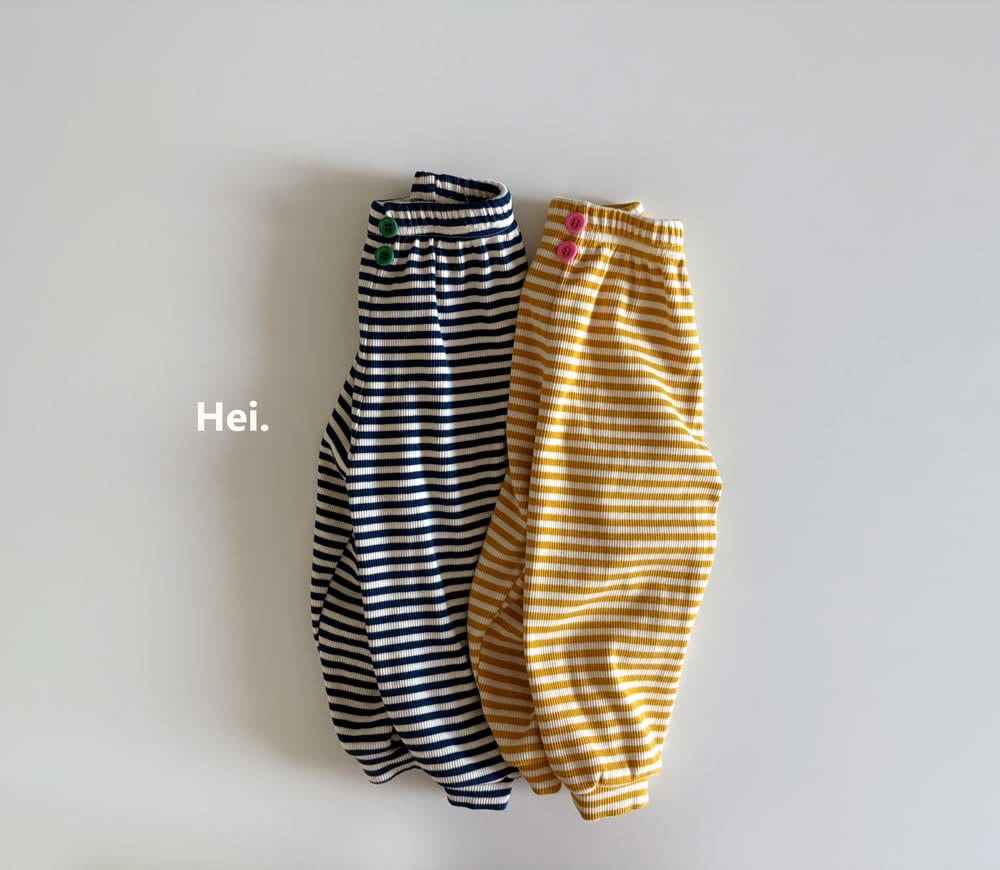Hei 雙色鈕扣條紋運動褲 (85-123cm)