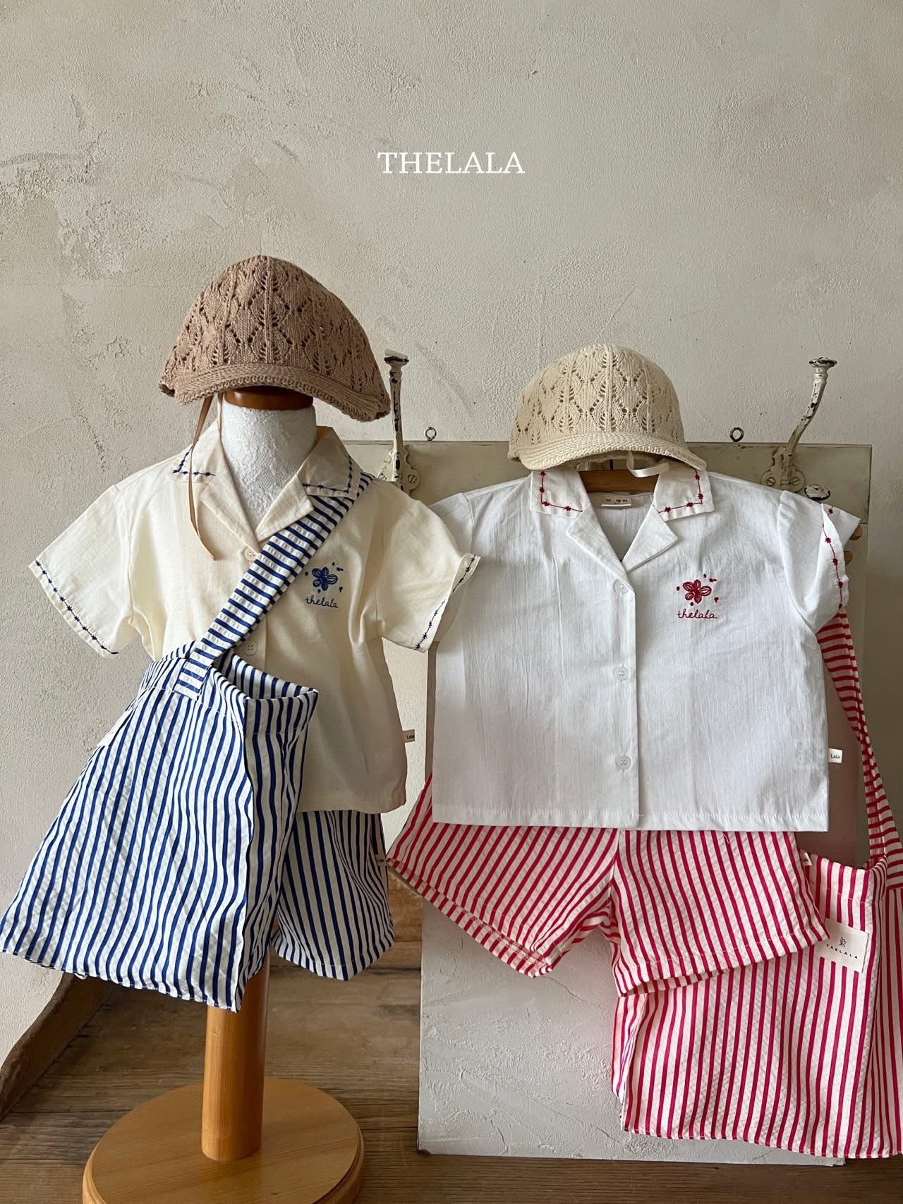 Lala 直條紋短褲 (75-115cm)