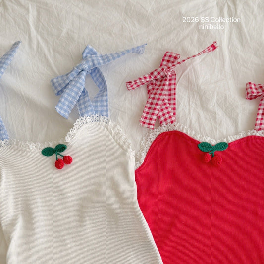 ninibello cherry bonbon tank top (80-130cm)