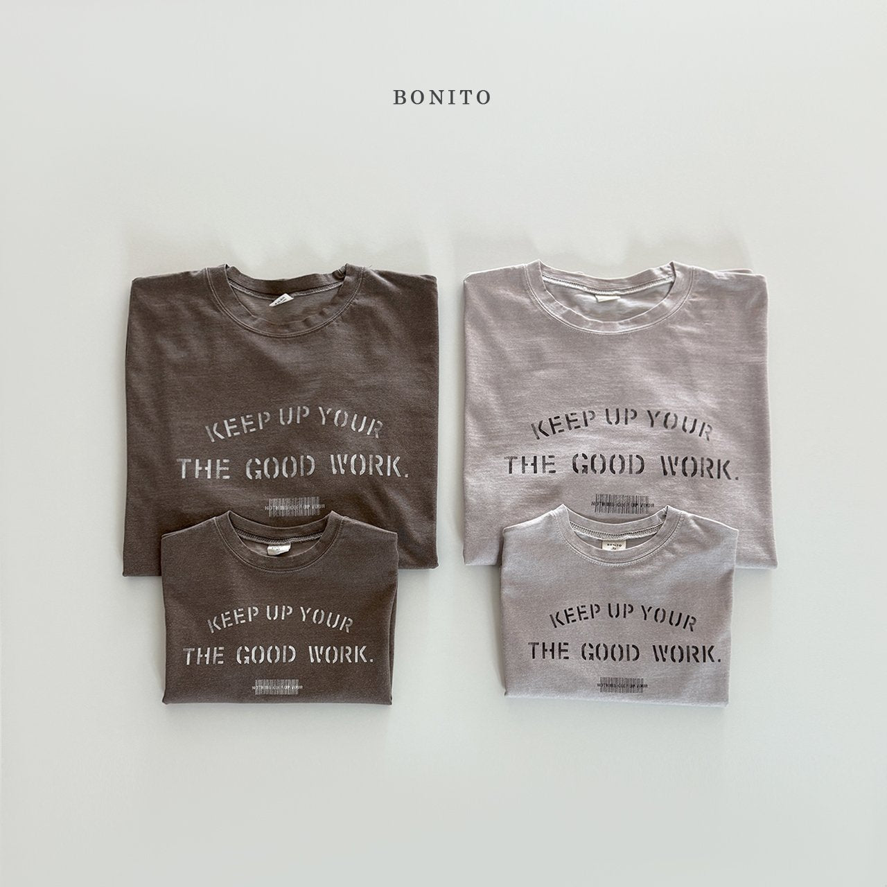bonito keep up pigment tee (~80-140cm)