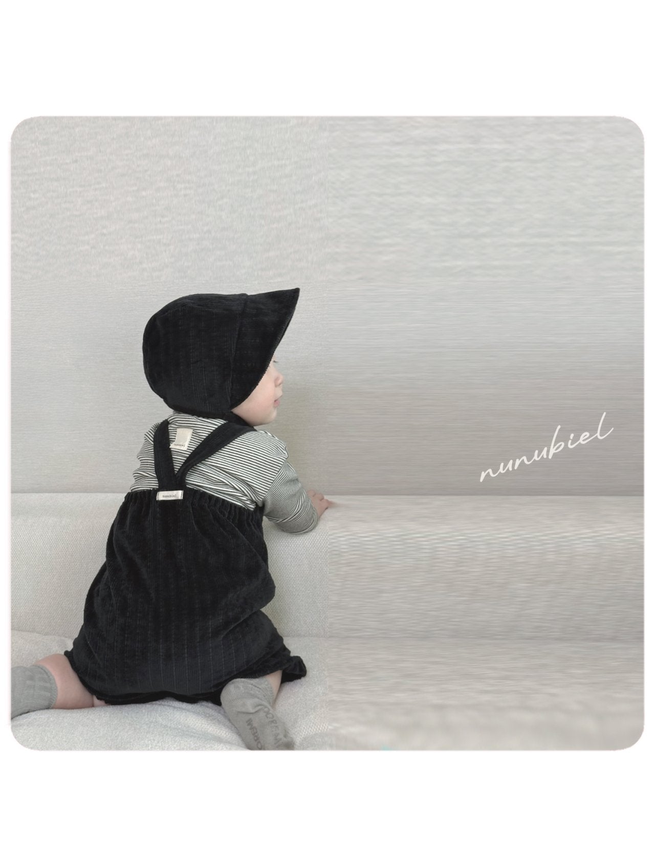 nunubiel bebe stripe turtleneck (3-18m)