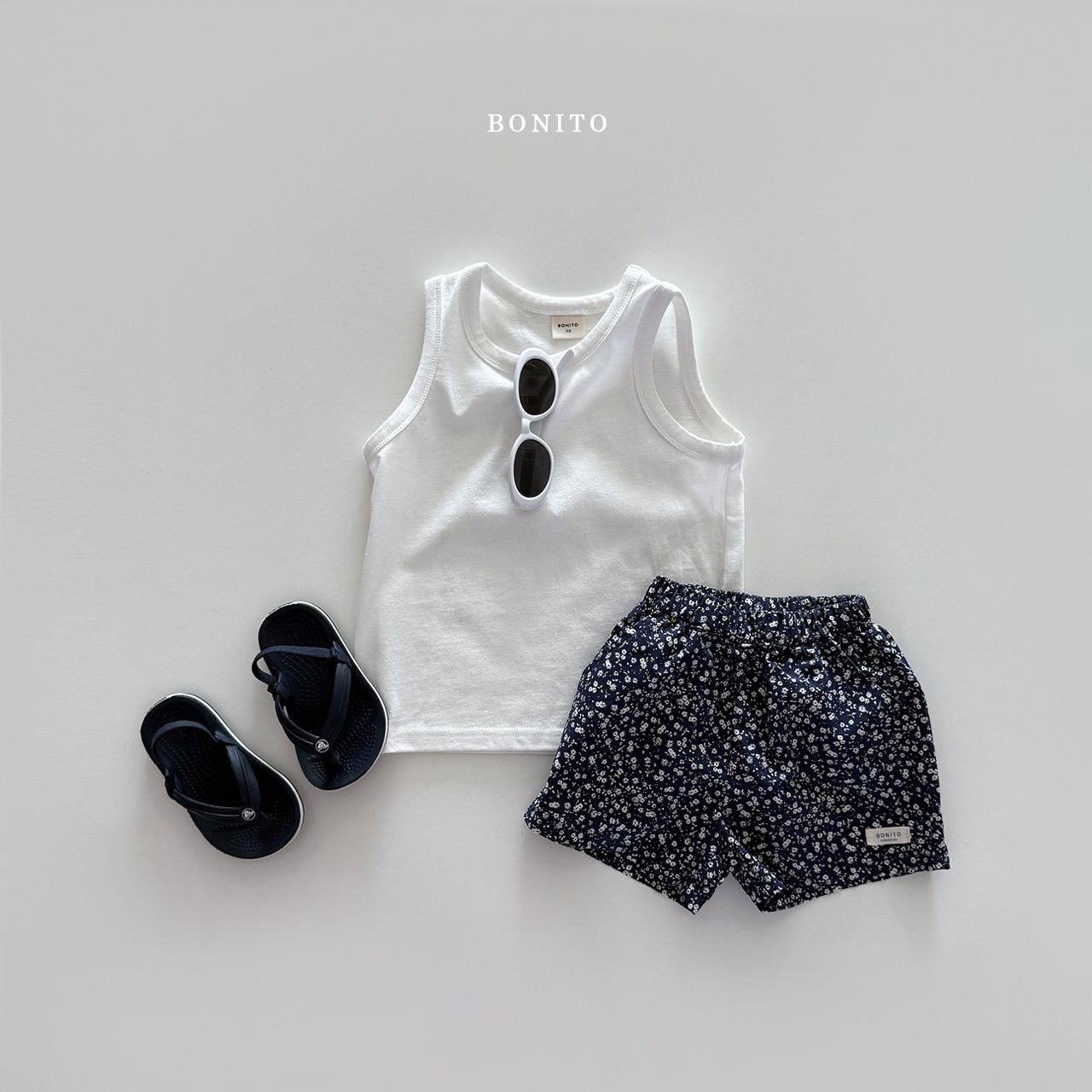 bonito plain series shorts (70-140cm)