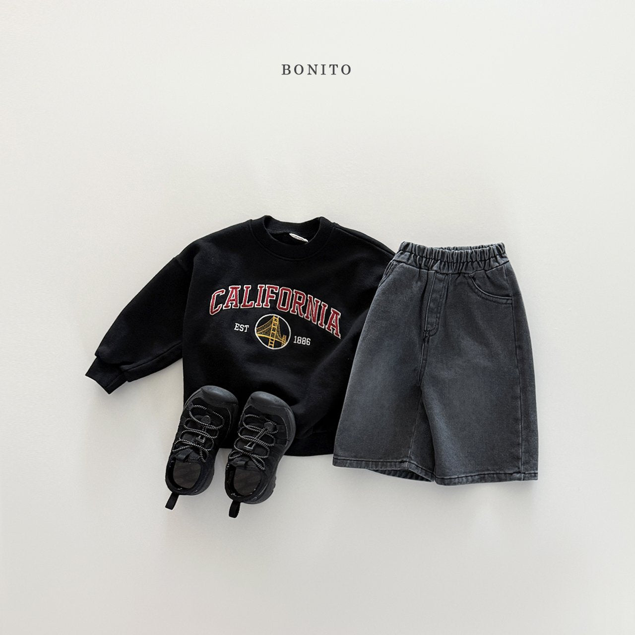bonito bermuda denim pants (~80-140cm)