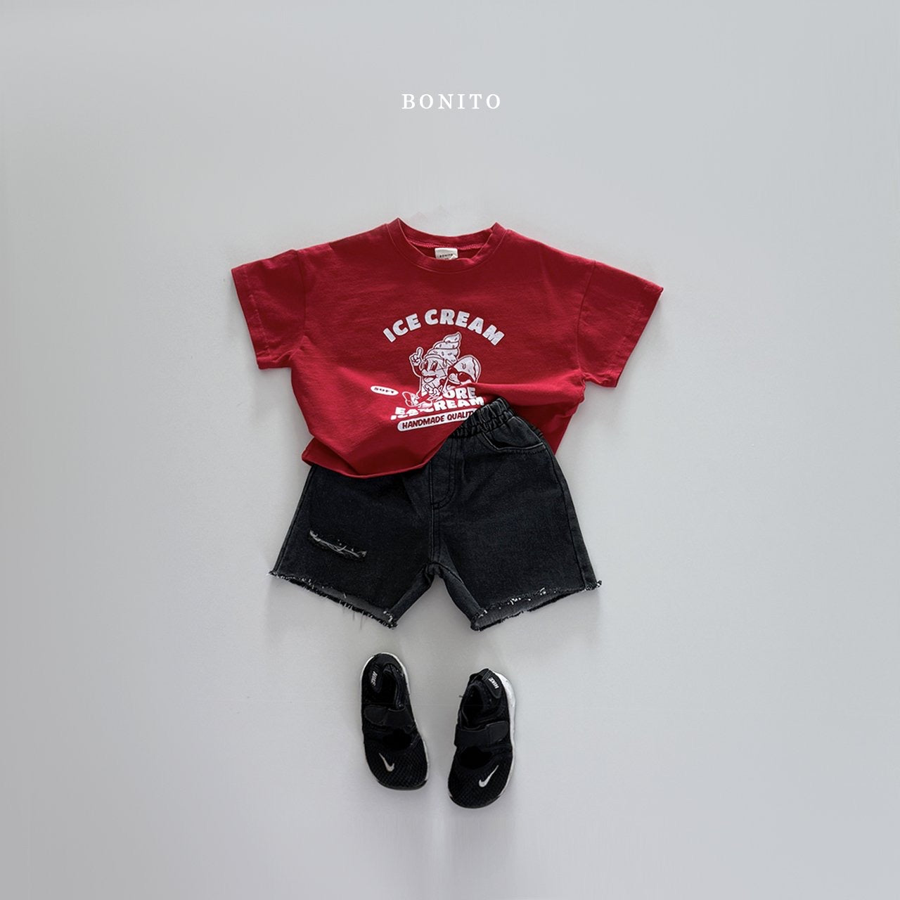 bonito ice cream tee (70-140cm)