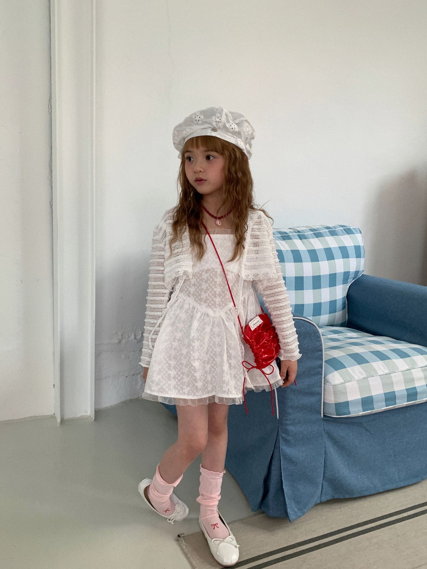 ELLYMOLLY ruffle bolero (90-145cm)