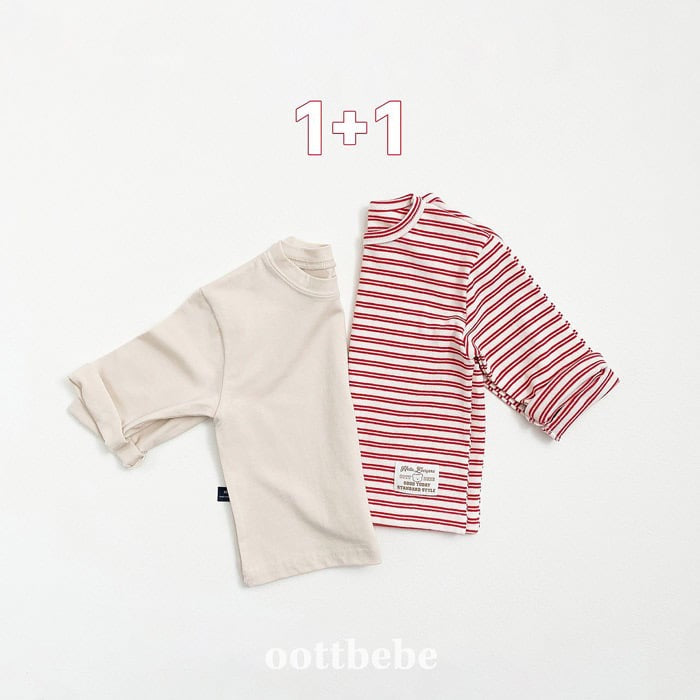 oottbebe oreo 1+1 t-shirt (75-120cm)