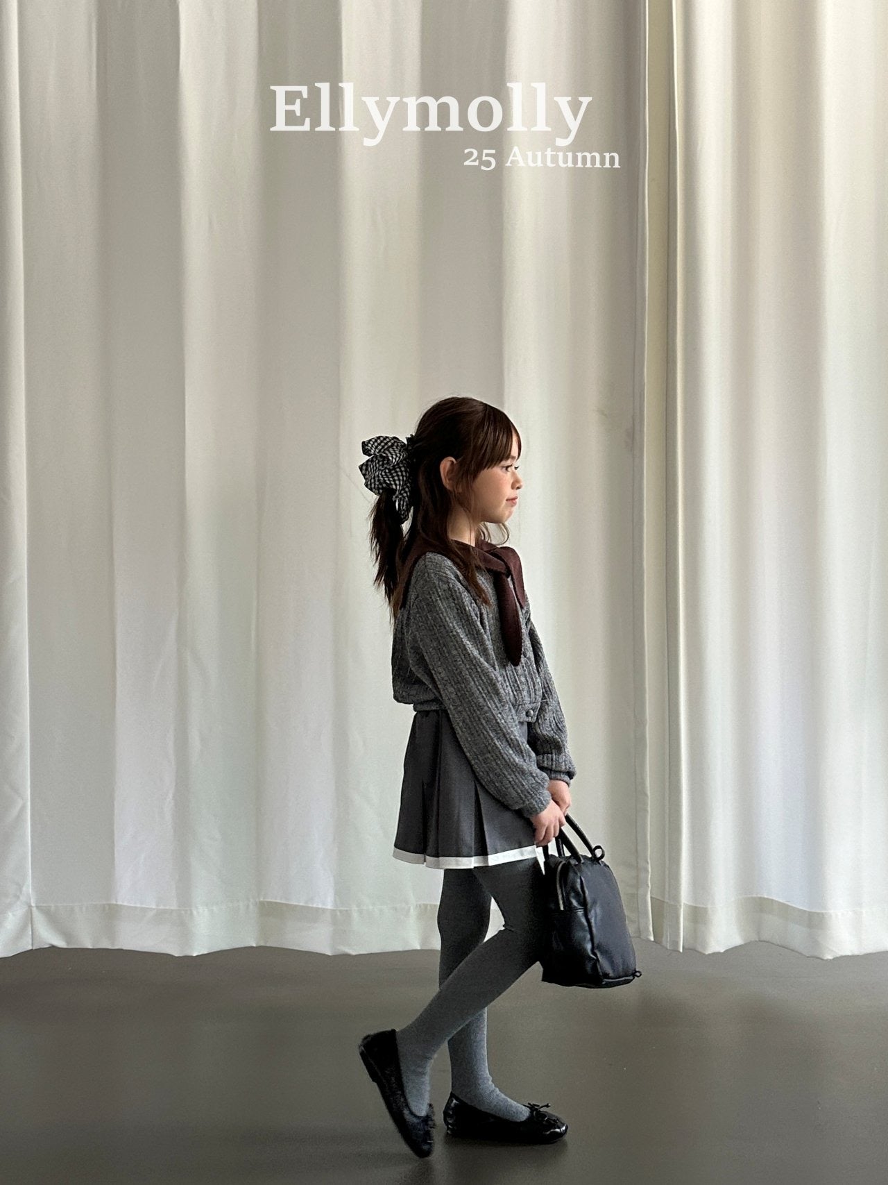 ELLYMOLLY shushu color skirt (90-145cm)