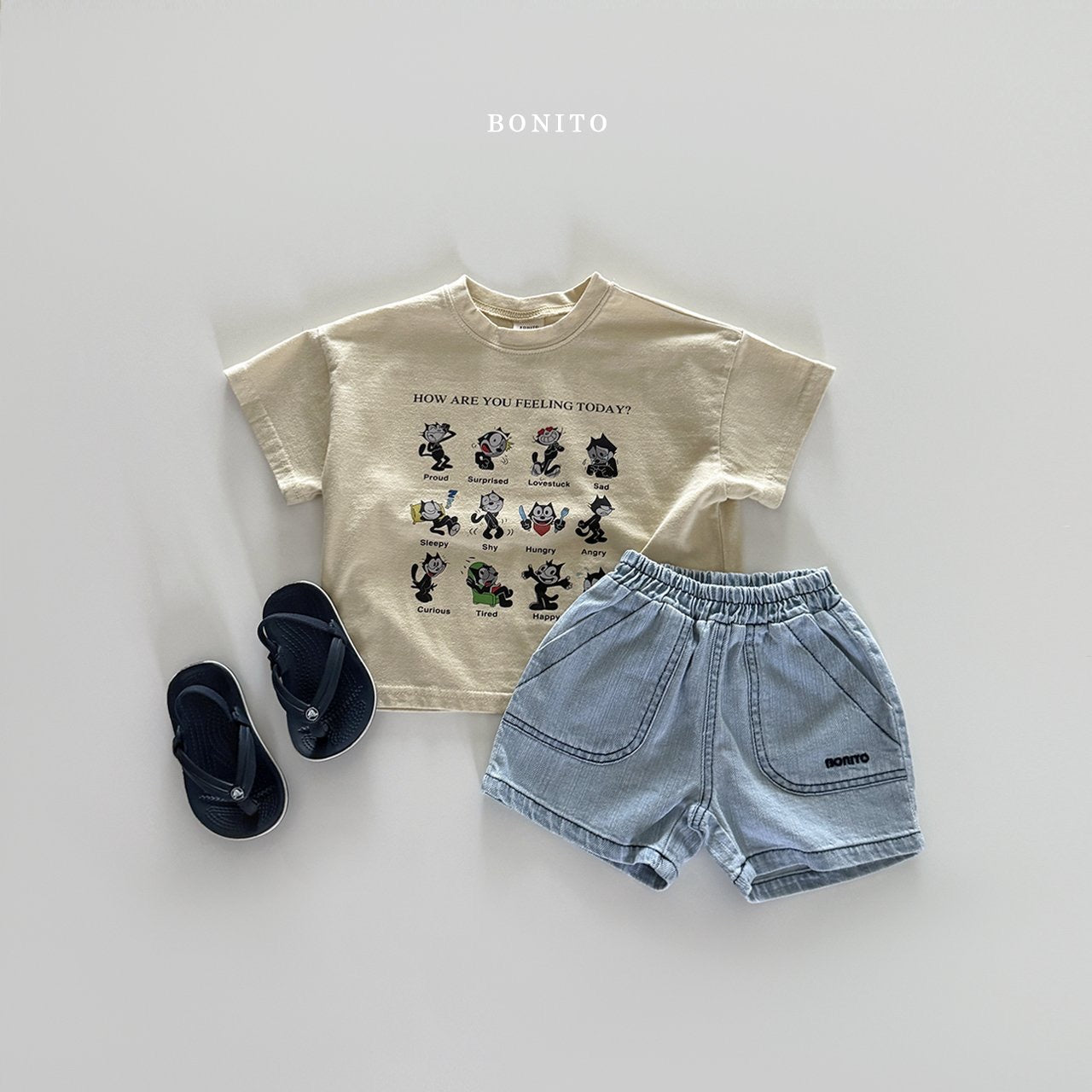 bonito fatigue denim pants (70-140cm)