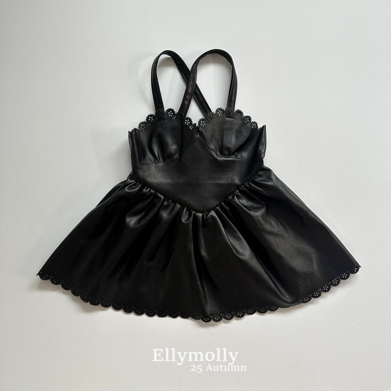 ELLYMOLLY pintuck leather ops (90-160cm)