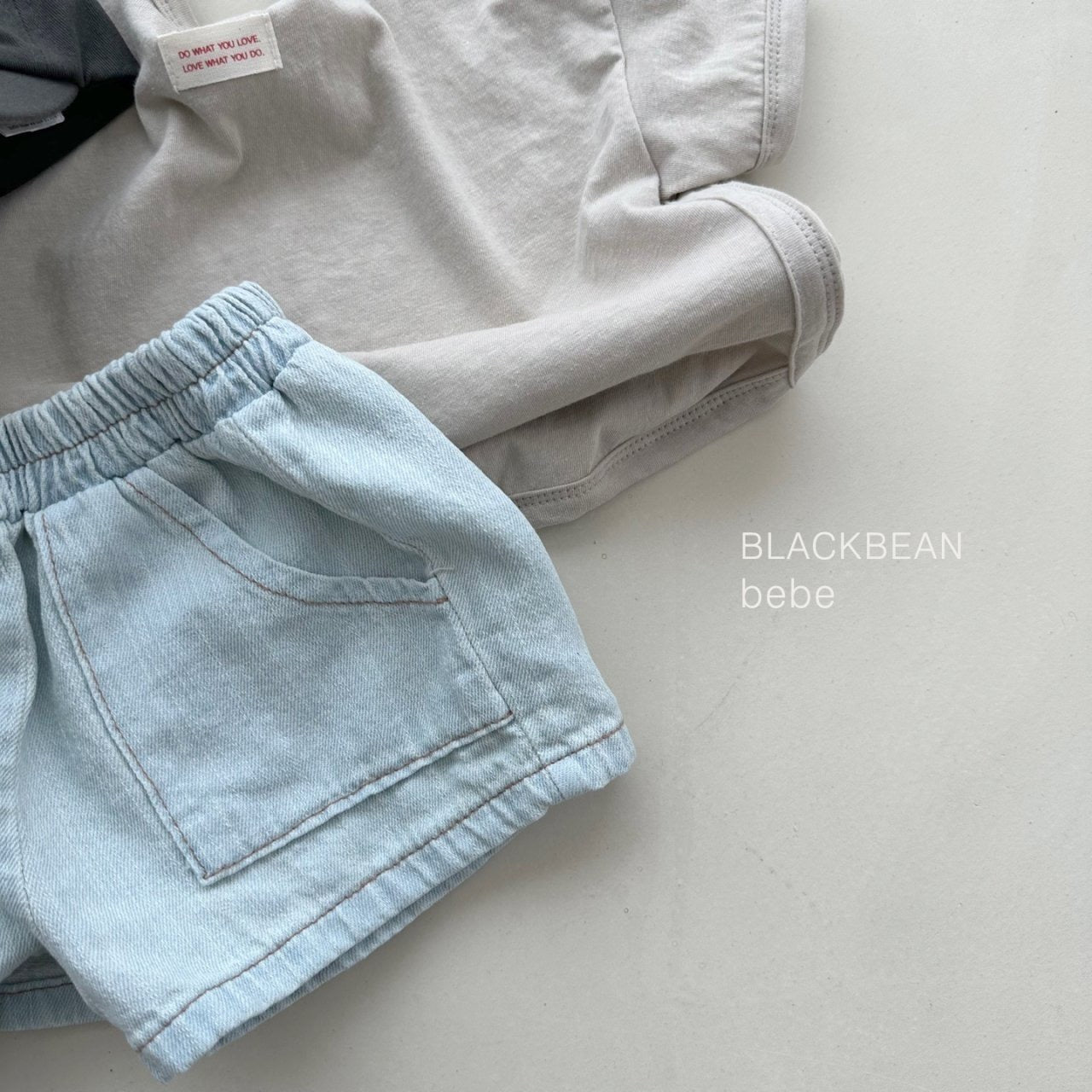 blackbean pocket bebe denim (3-18m)