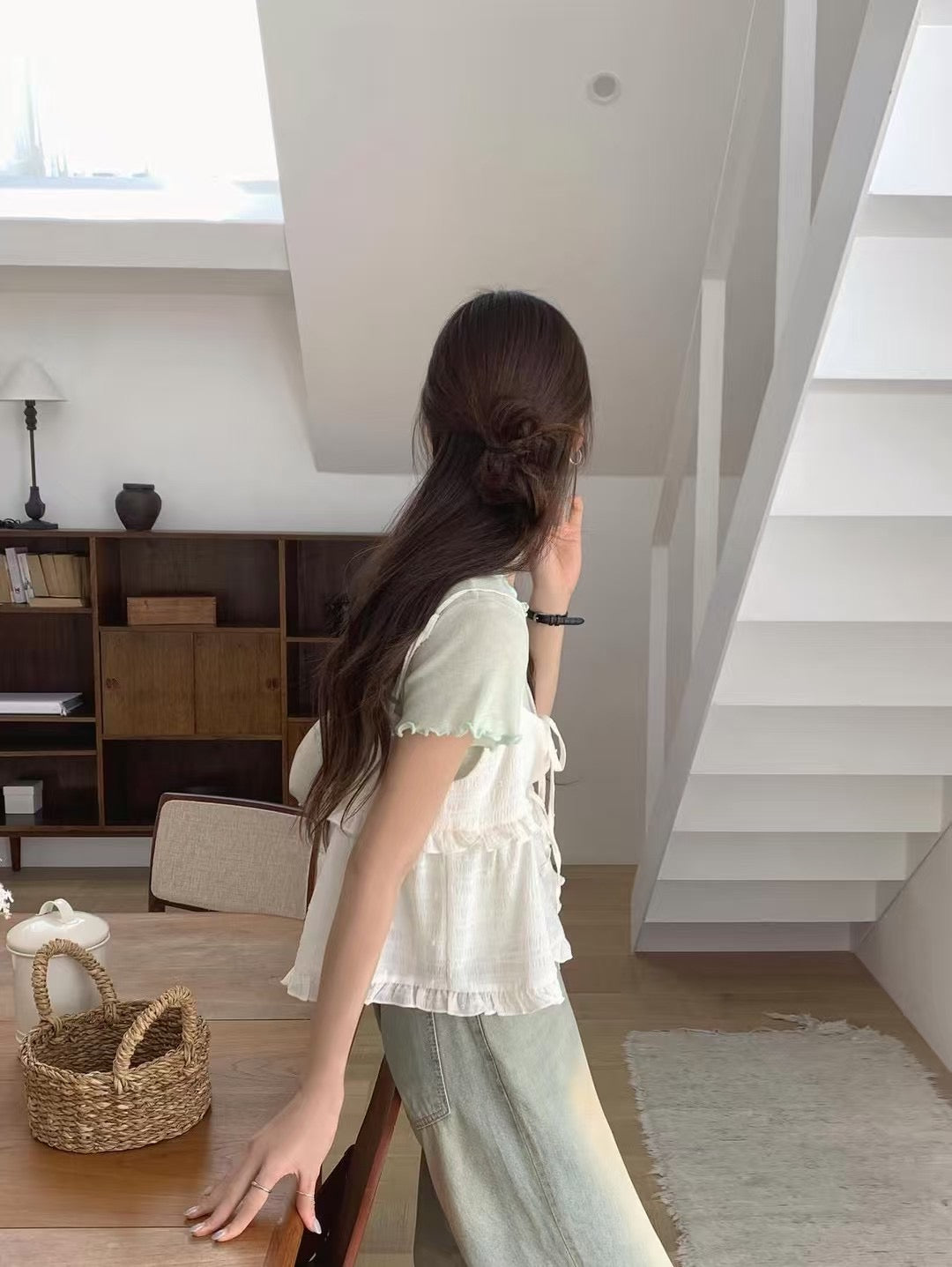 淡色溫柔外搭背心 ☁️
