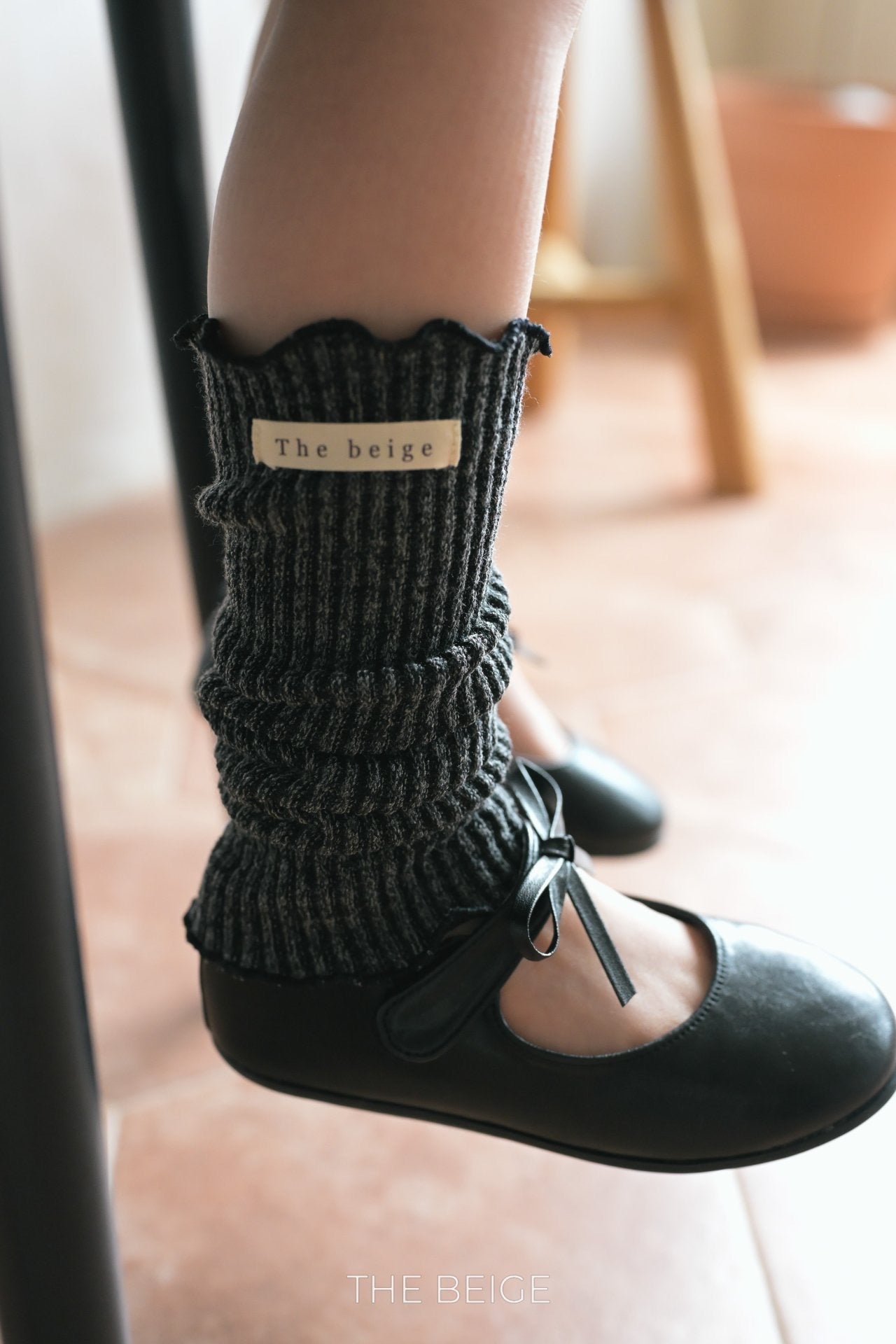 the beige knit warmer
