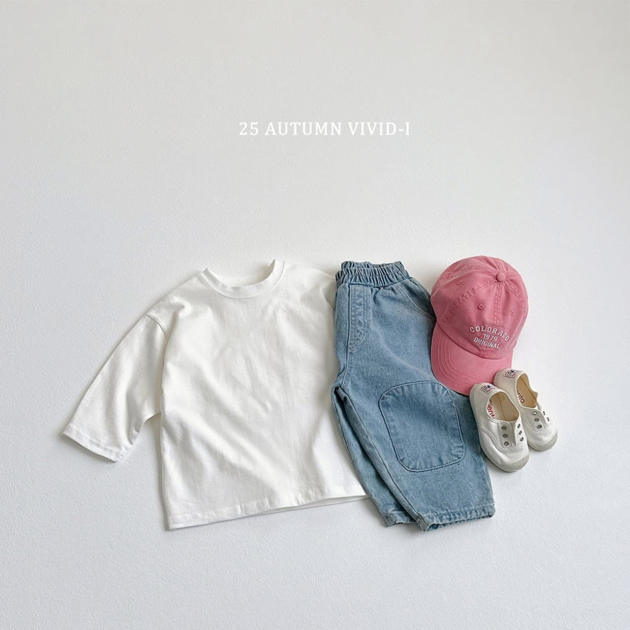 Vividi 拼補丁牛仔褲 (75-135cm)