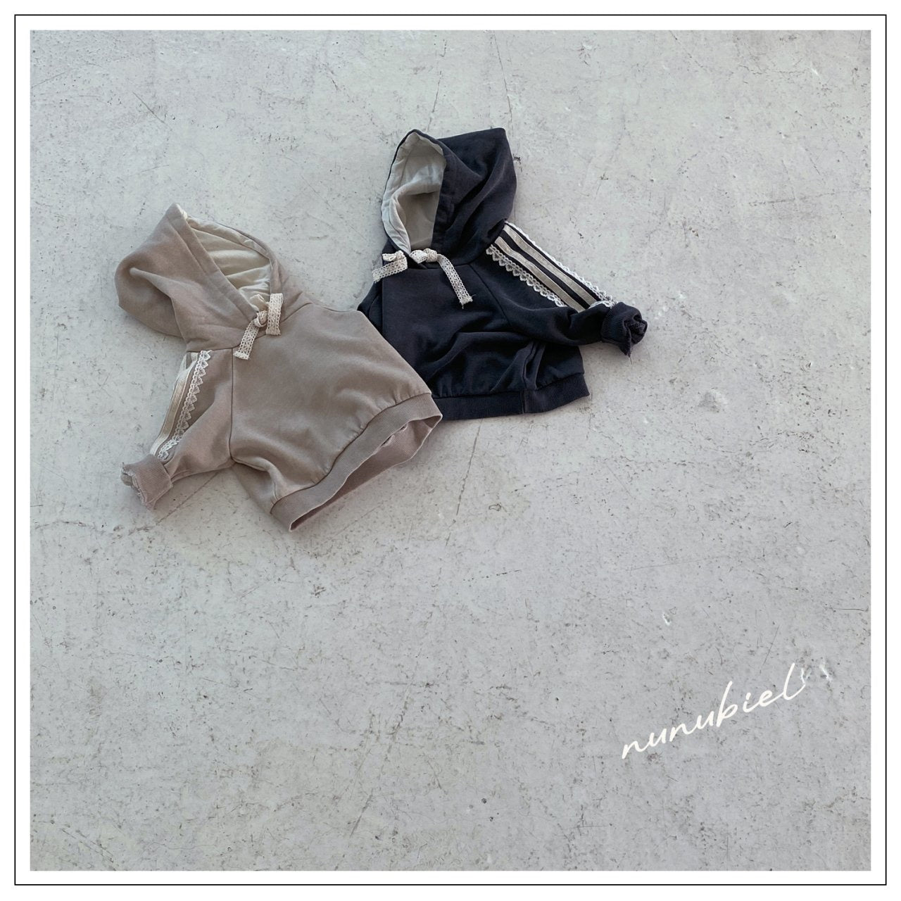 nunubiel lace hood t-shirts (75-120cm)