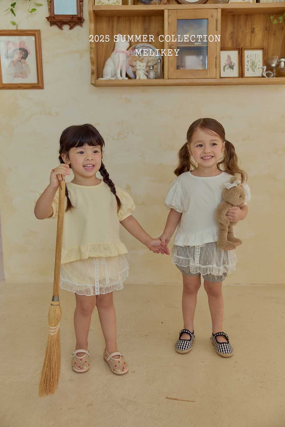 melikey lulu frill ribbon t (80-140cm)