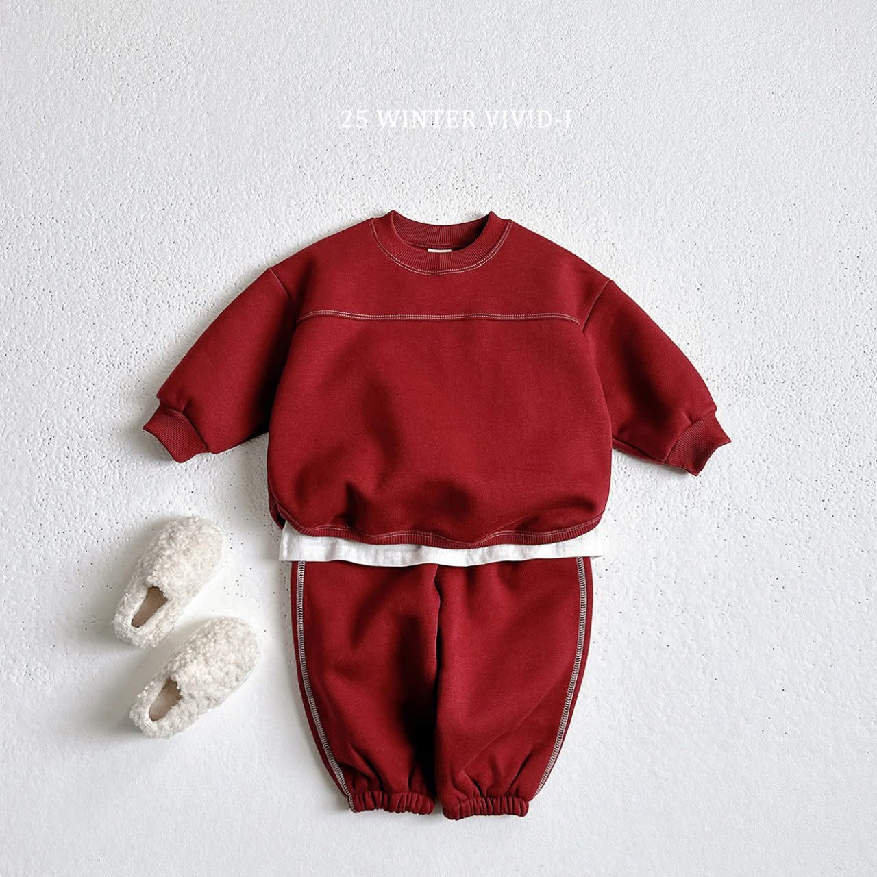 Vivid always look車縫上衣 (75-135cm)