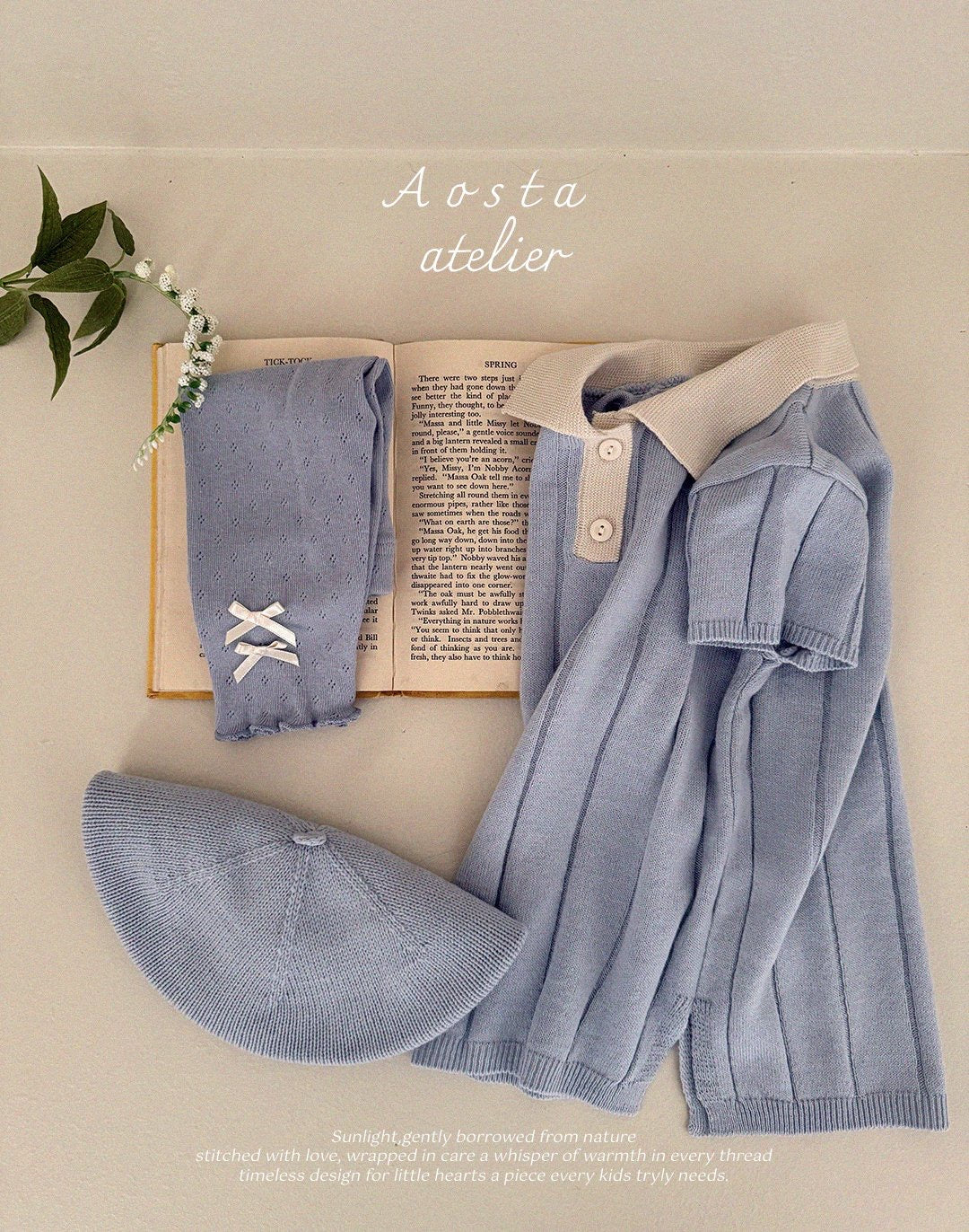 Aosta camellia leggings (70-110cm)