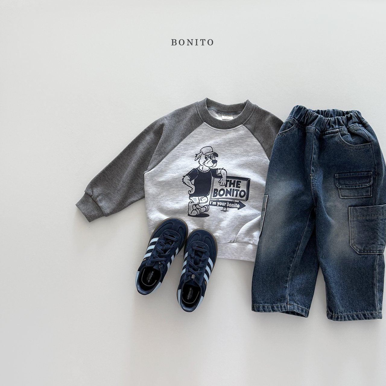 bonito three pocket denim pants (~80-140cm)