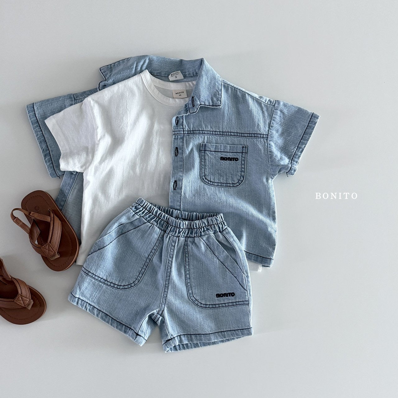 bonito slavic denim shirt (70-140cm)