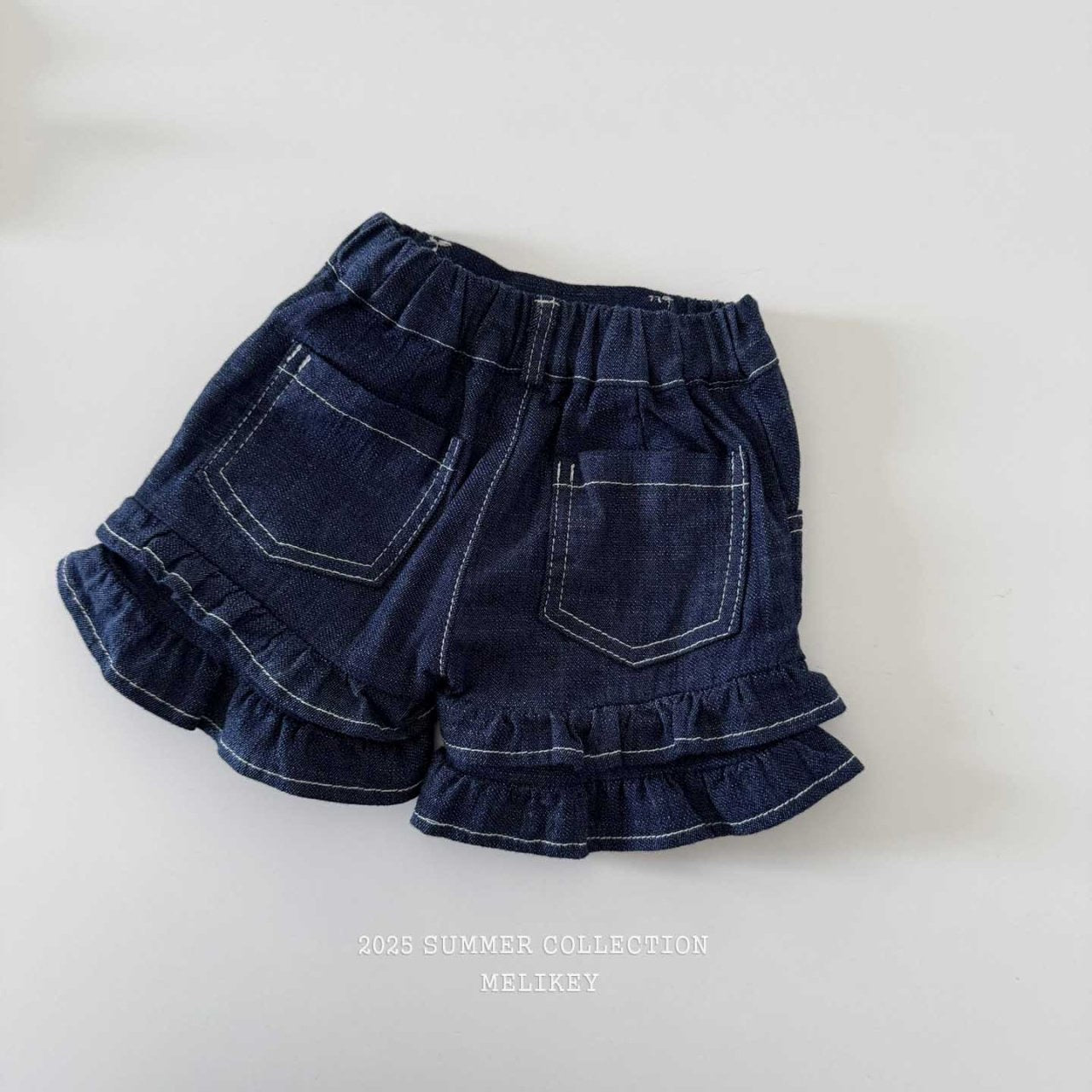 melikey linen frill shorts (80-140cm)