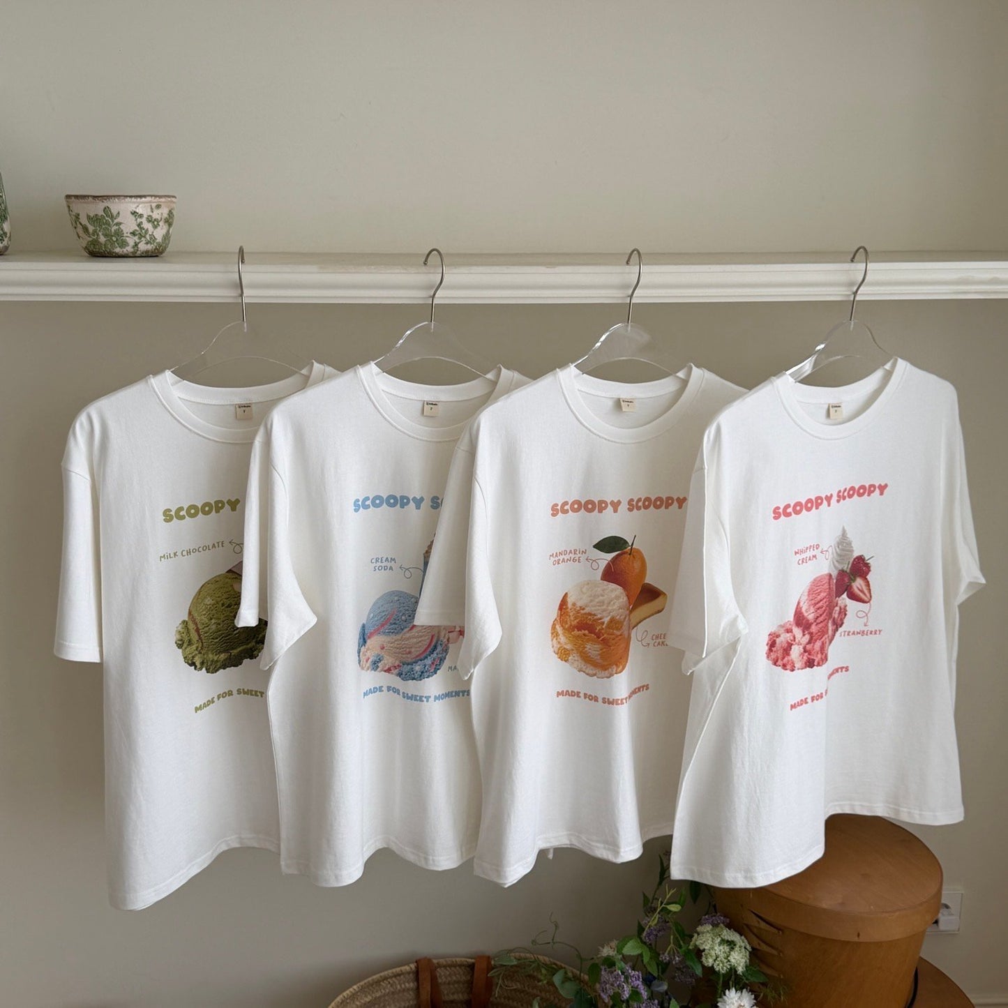 ninibello scoop scoop short sleeve t-shirt(baby)