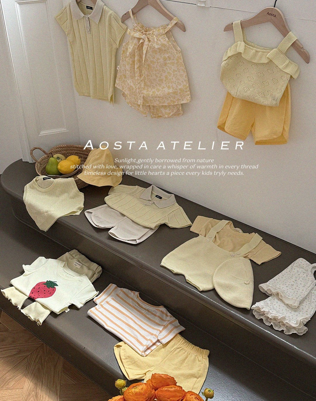 Aosta knit collar dress (1-5y)