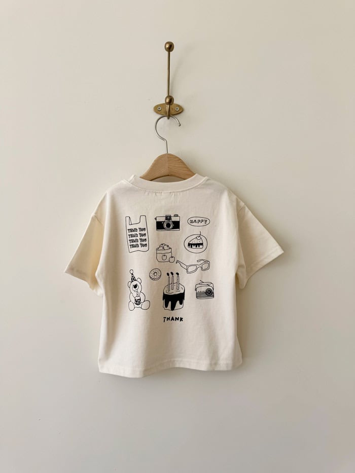 momoann happy short sleeve t-shirt (90-150cm)