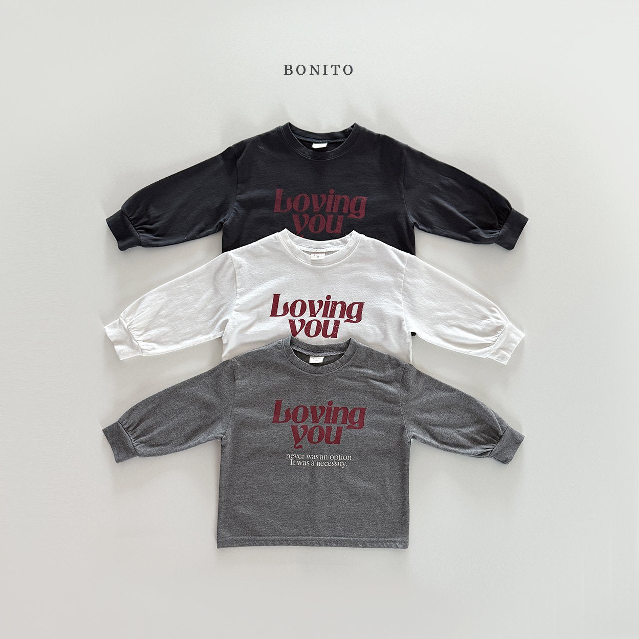bonito loving you shibori tee (~80-140cm)