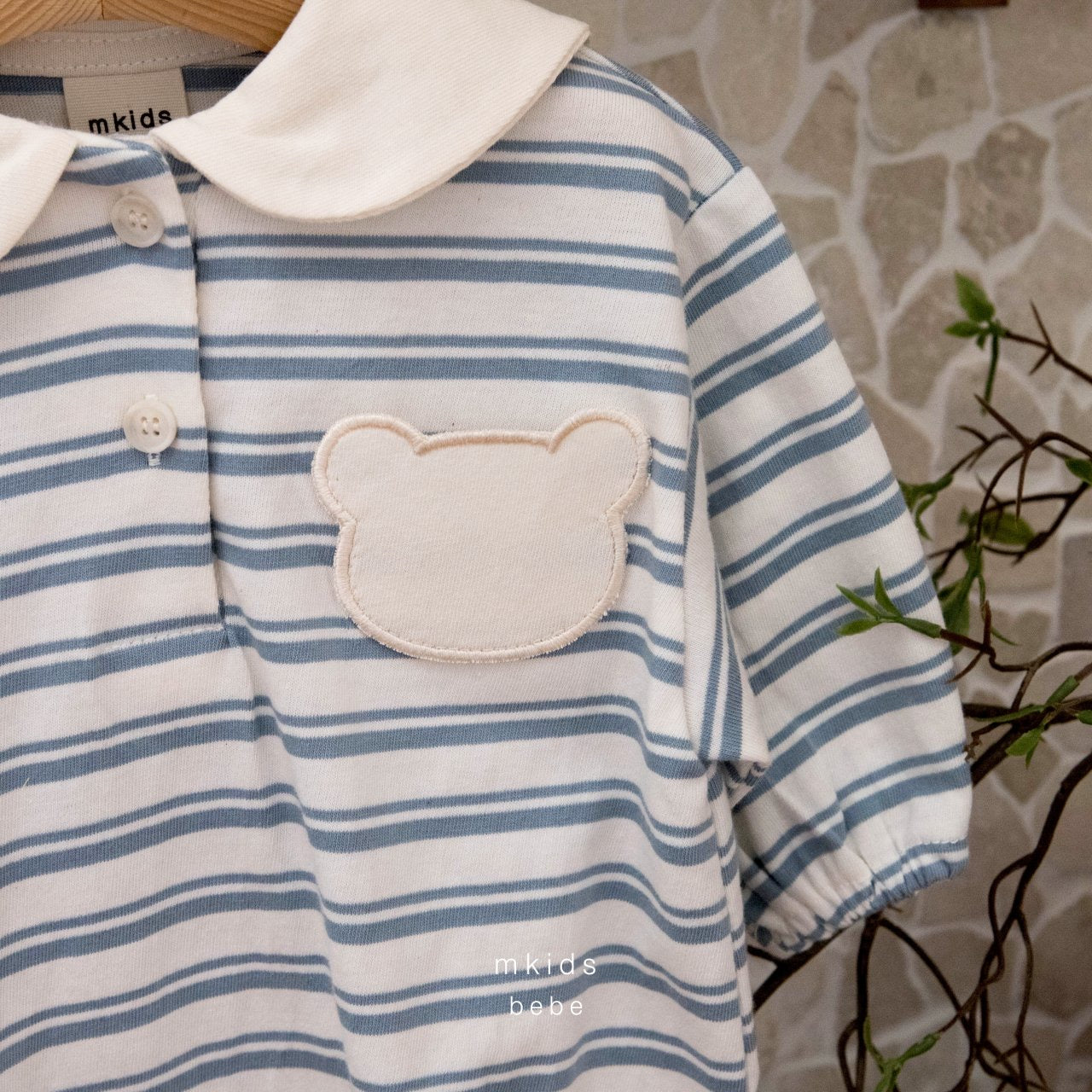 mkids bear border suit (3-18m)