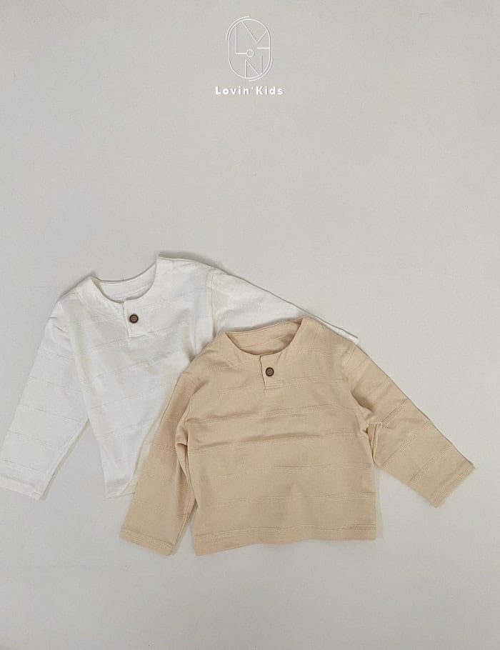 lovin one button tee (80-125cm)