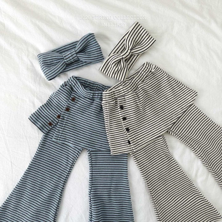 melikey wrap bootscut pants (~80-140cm)