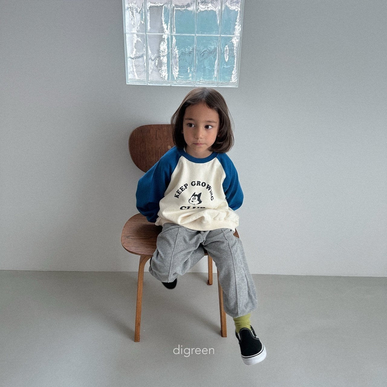 digreen terry jogger pants (90-130cm)