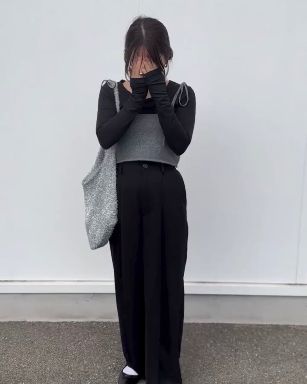 ONE PIECE x 小吊帶外搭 x 手袖 針織三件套SET