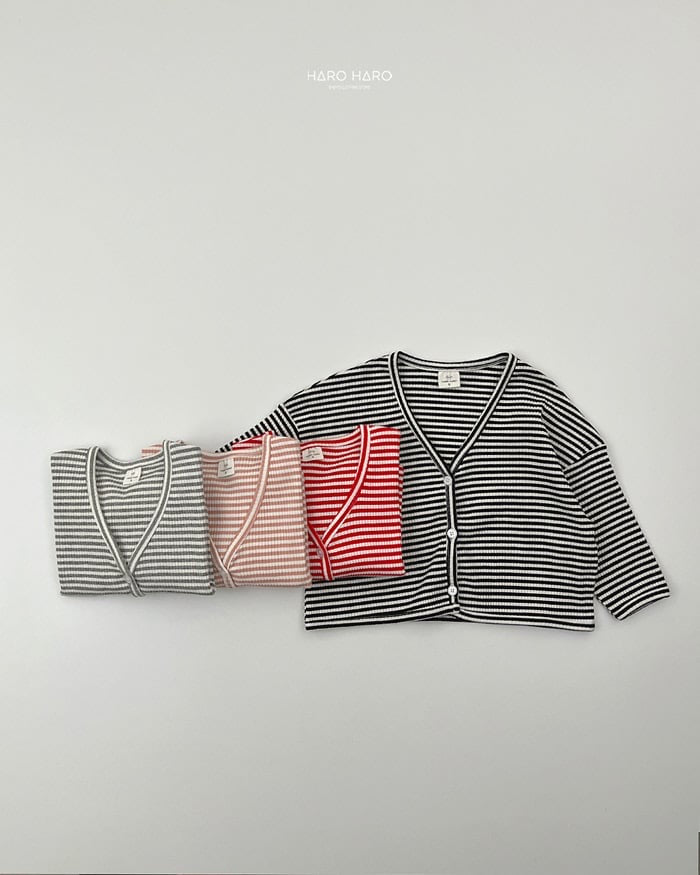 HAROHARO Milk STV neck cardigan (85-140cm)