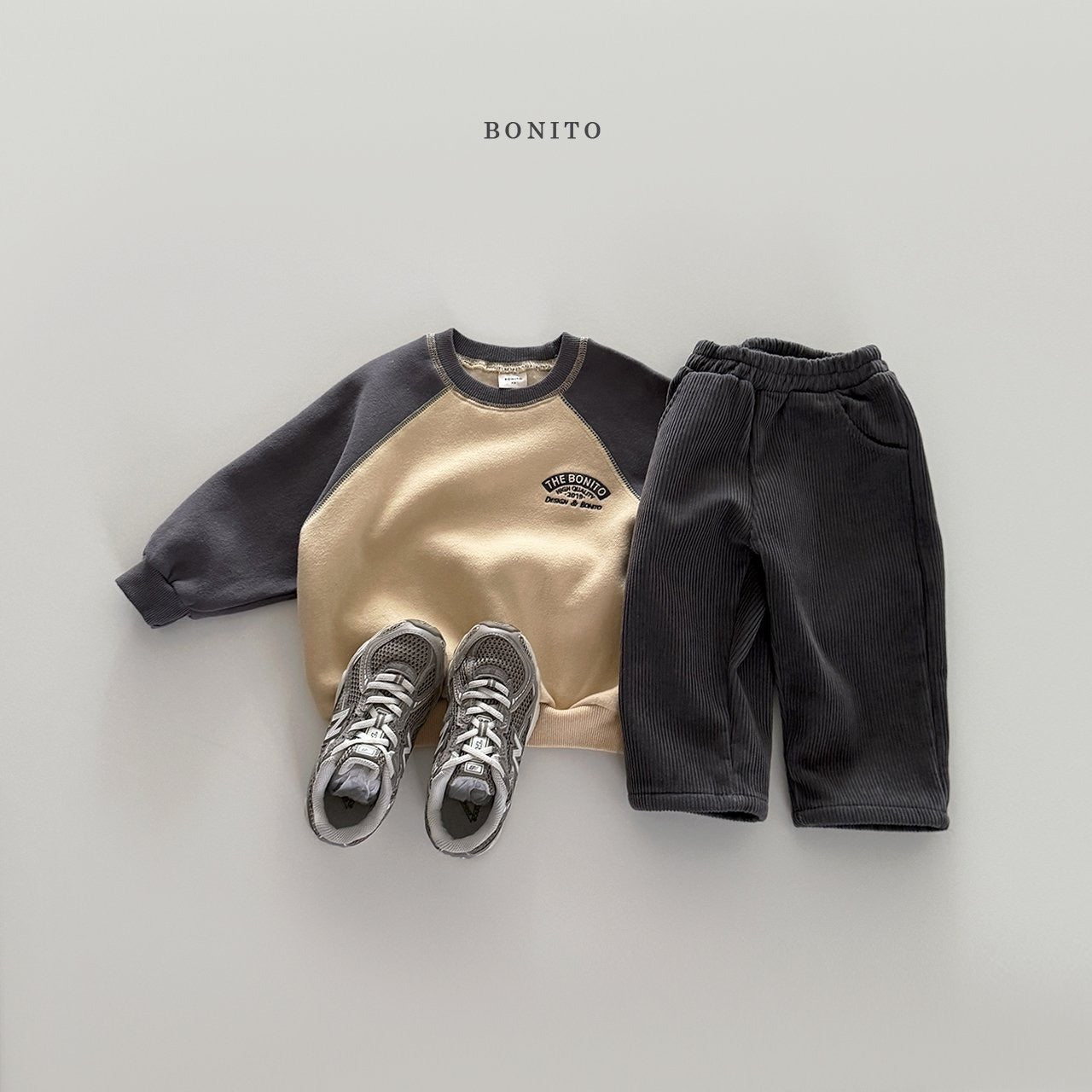 Bonito thick brushed golden pants (~80-140cm)