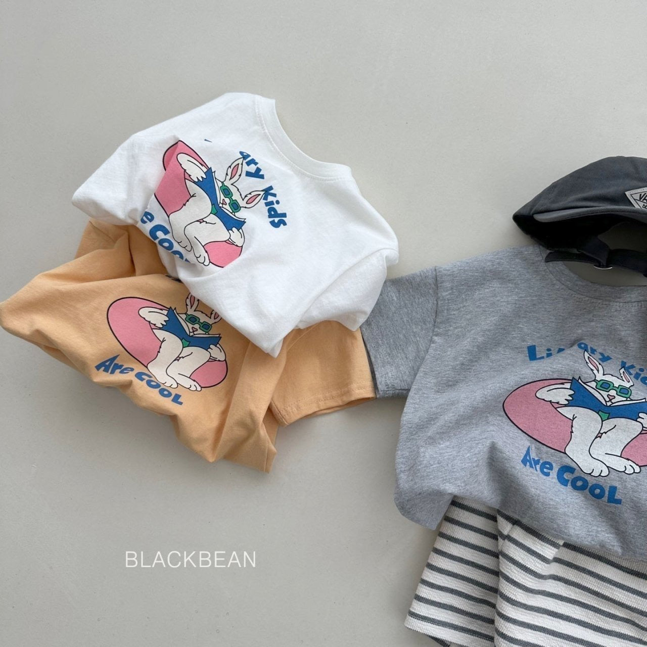 blackbean rabbit tee (85-120cm)