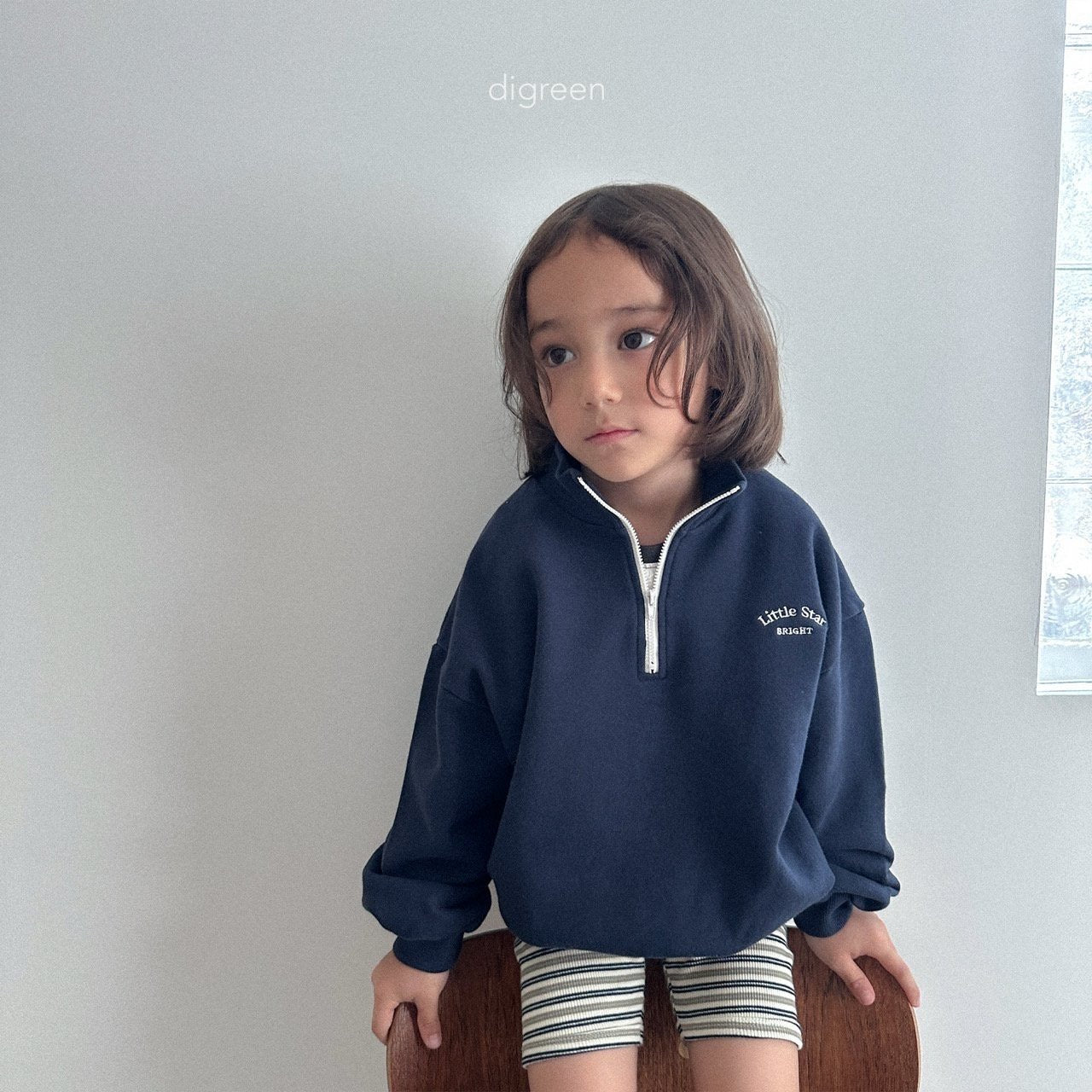 digreen little zip-up (90-130cm)