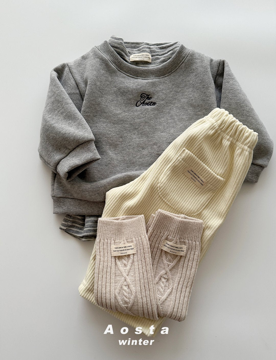 Aosta corduroy pants (~70-115cm)