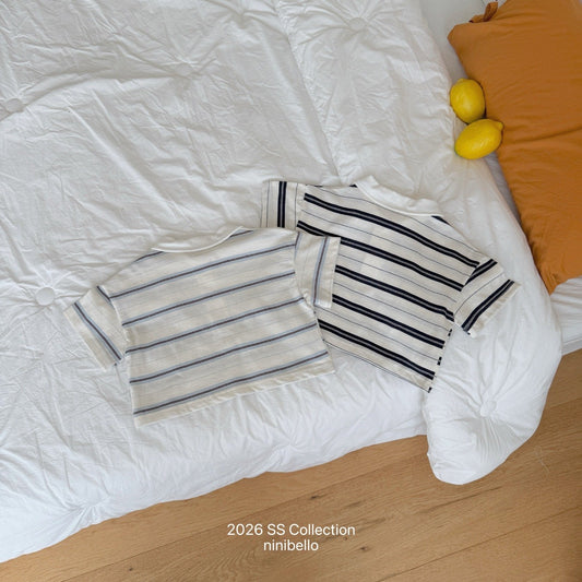 ninibello pocky collar tee (80-130cm)