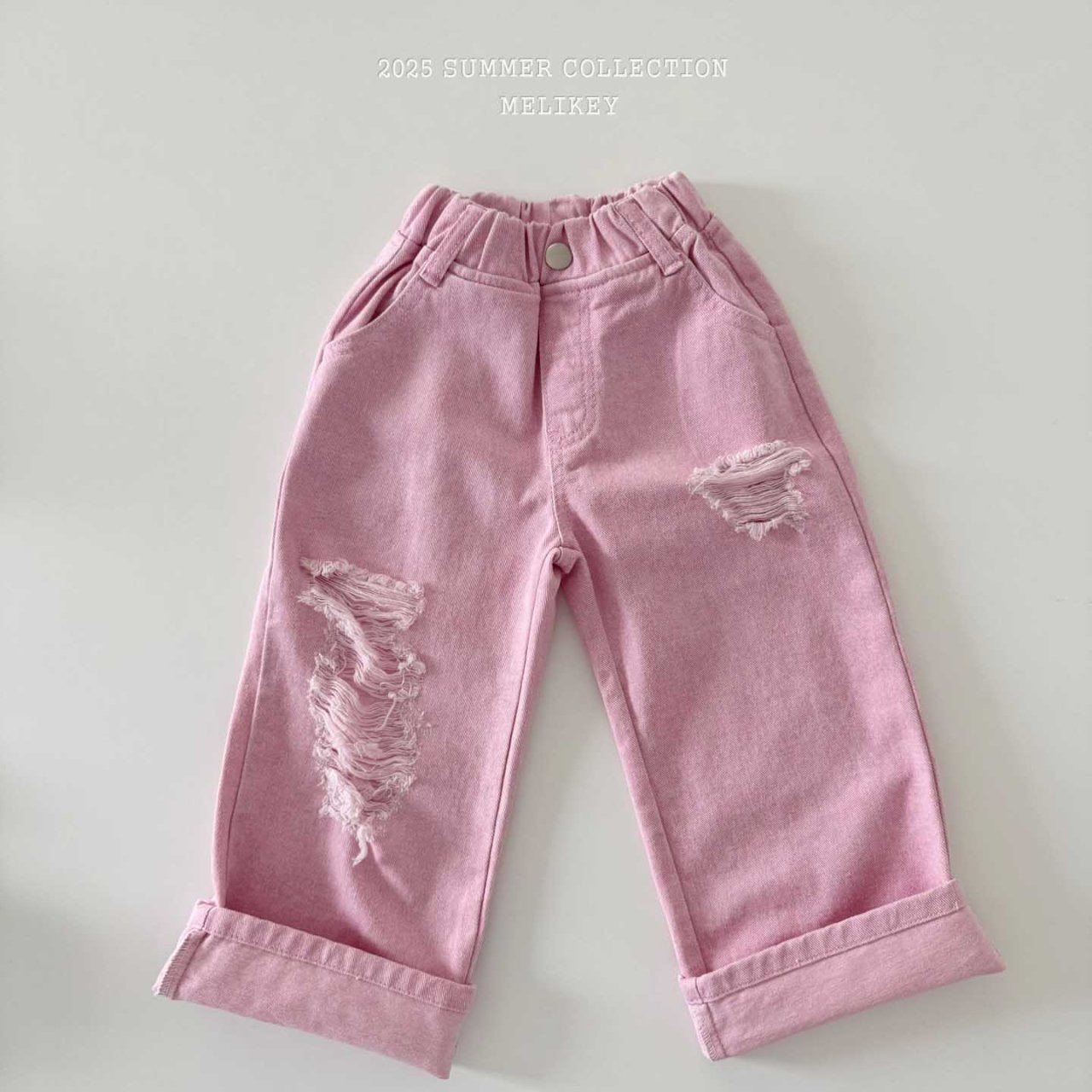 melikey destroyed jin pants (80-140cm)