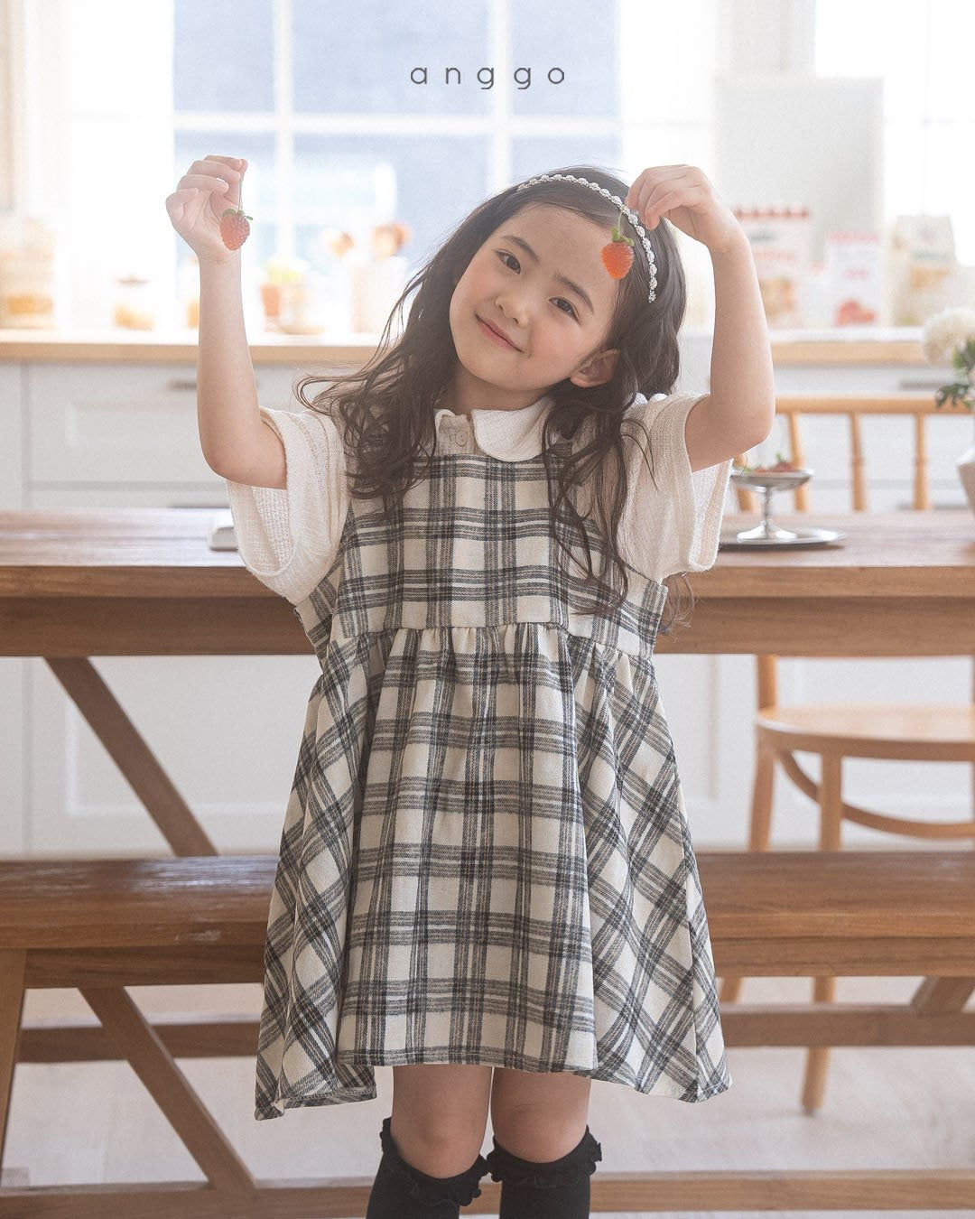 anggo chocolate dress (80-120cm)