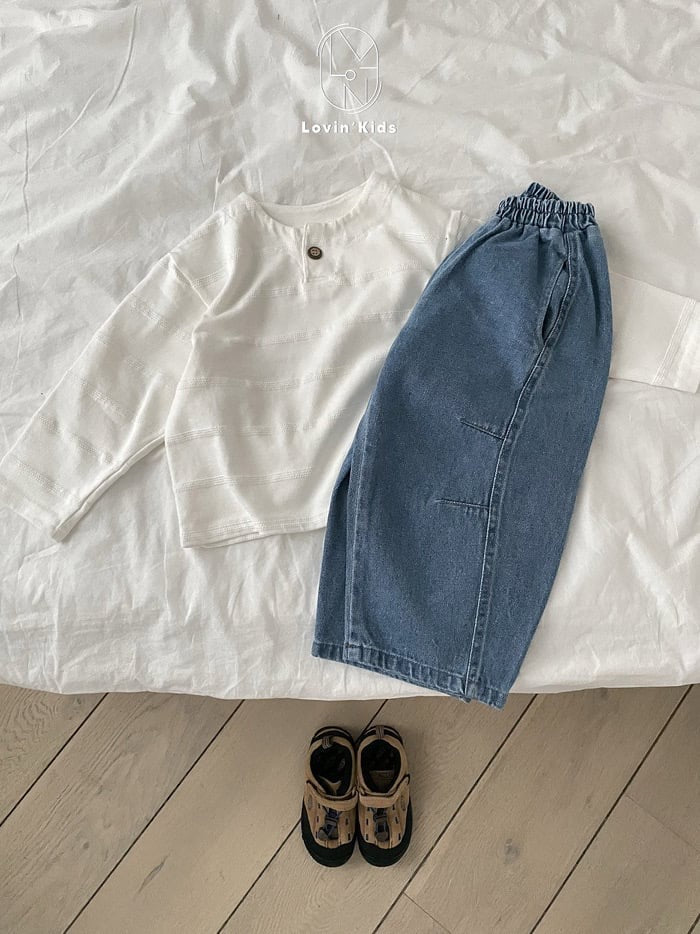 lovin one button tee (80-125cm)