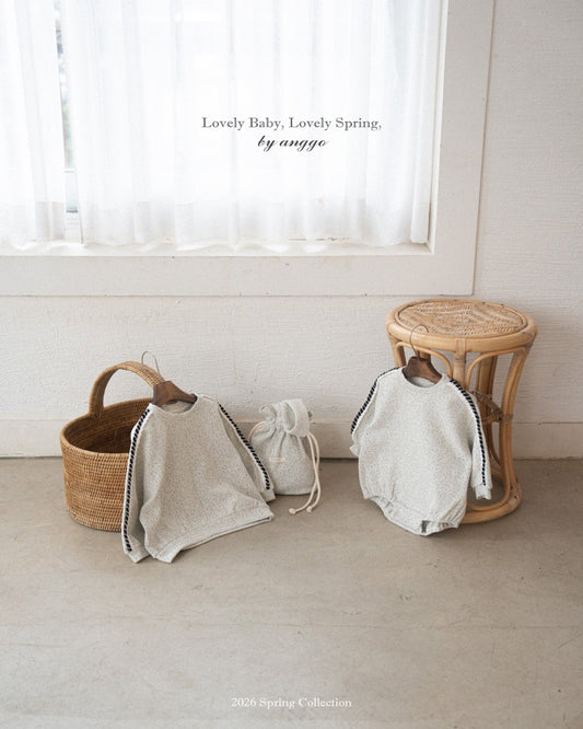 anggo cookie&cream romper (3-12m)
