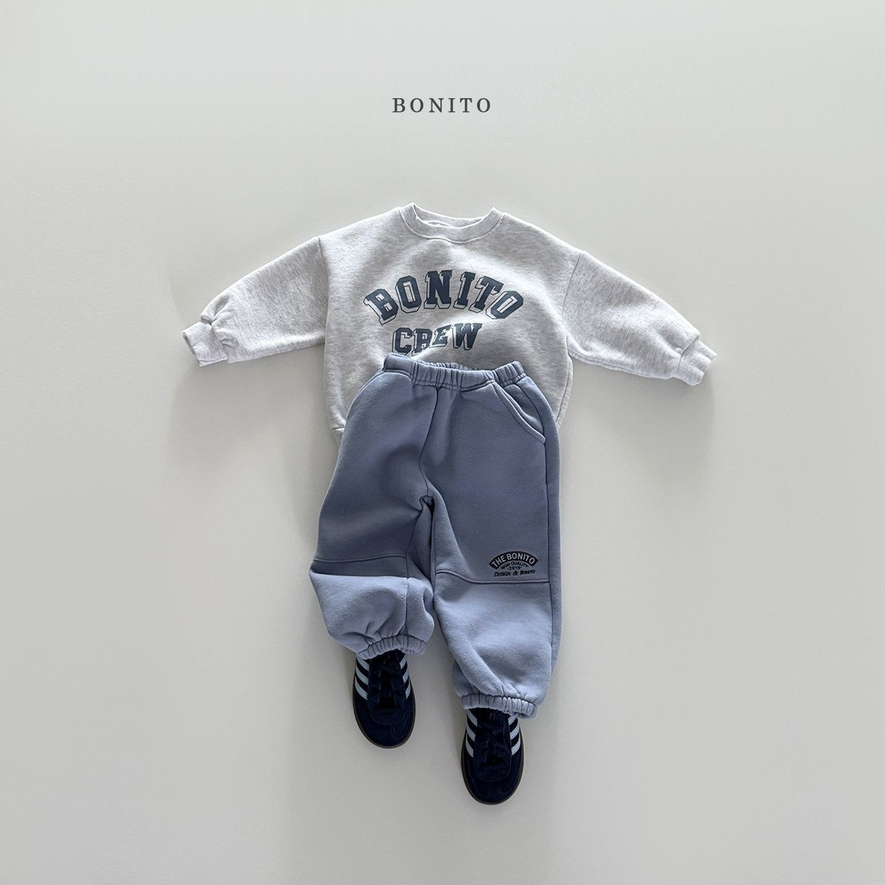 Bonito knee-slit jogger pants (~80-140cm)