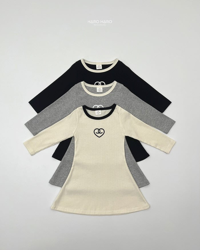 HAROHARO lovely color blocking ops (85-140cm)