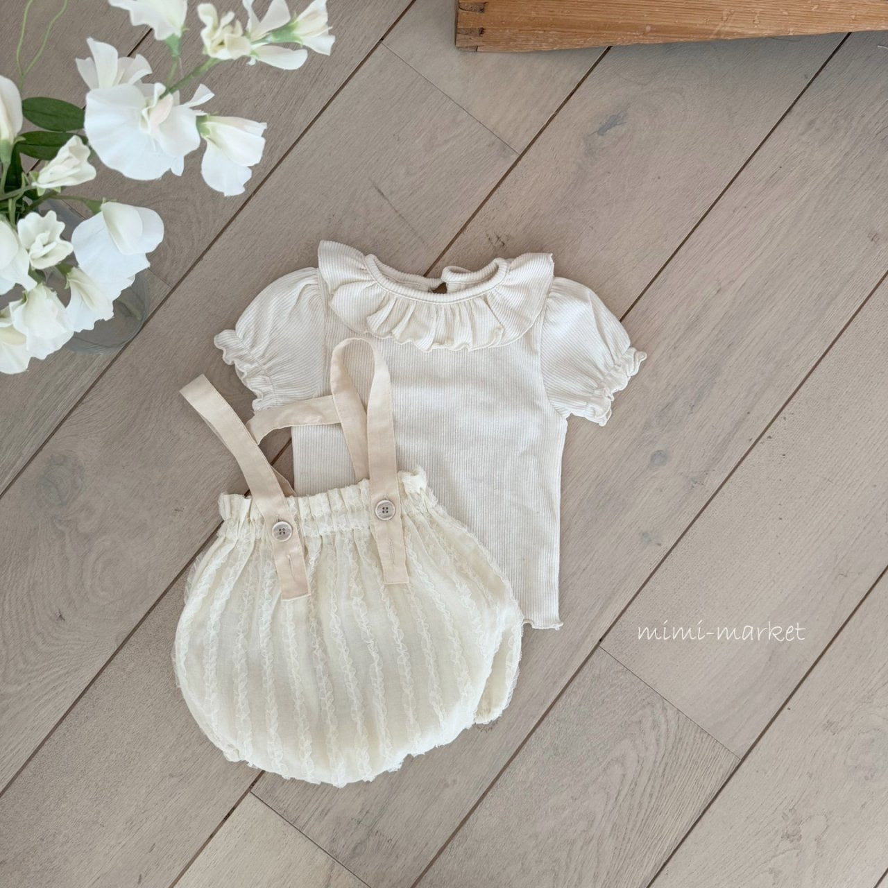 mimi market sunny frill tee (70-85cm)