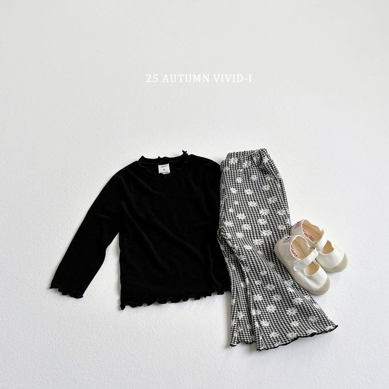 Vividi 滿佈圖案喇叭褲 (75-135cm)